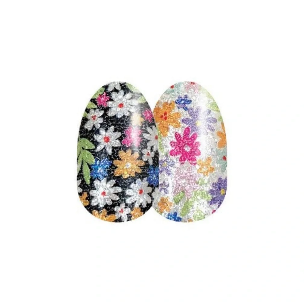 *Retired* Color Street: Daisy Me Rolling | Floral Black White Spring Pink Flower - Picture 12 of 13